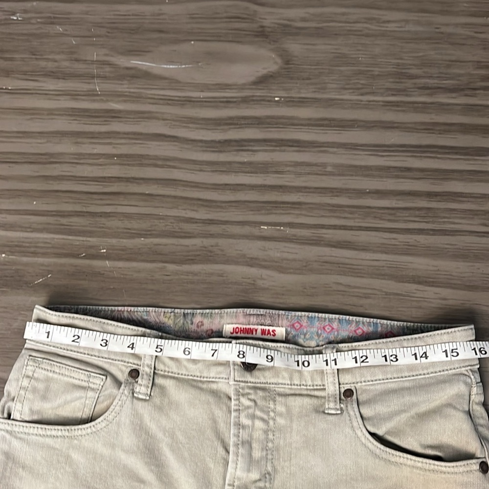 JOHNNY WAS CATALINA COTTON BOYFRIEND JEANS SIZE 27 - Picture 16 of 16